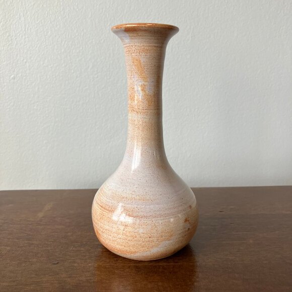 6 in. Pottery Bud Vase Souvenir Roc-Amadour France - Picture 6 of 6